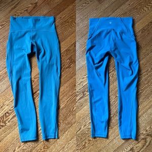 Lululemon Blue Cropped Leggings